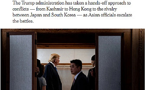 紐時：川普坐視亞洲混亂 自傷美國影響力