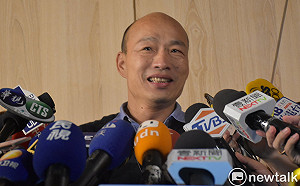 麥克風無聲！韓國瑜牽拖民進黨動手腳 簡煥宗：神明不想讓你開口吧