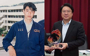 歲月是把殺豬刀！林右昌高中帥照曝光 網籲：民進黨快督促減肥