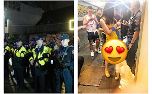 靈犬來吸？緝毒犬夜店搜毒品　竟鑽短裙妹大腿內狂吸猛聞