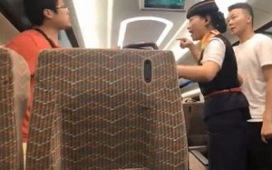 廣深高鐵高喊 :「滾回中國」 疑似港獨男子慘挨揍