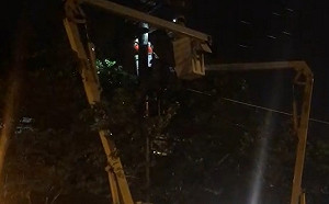 白鹿颱風11萬戶停電 台電徹夜搶修現1328戶待復電