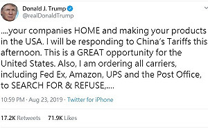 不等川普下令  美媒：美企早已將重心逐漸轉出中國