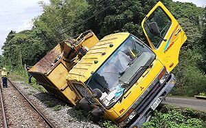快訊》貨車傾倒影響！台鐵集集線濁水＝龍泉間路線不通