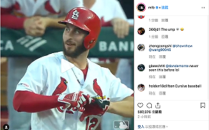 MLB／紅雀打者擊出「迴旋蛇球」　界外拐進場投捕都傻眼(影)