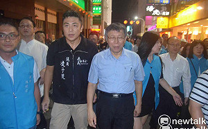 陪柯Ｐ掃街被影射「收前金」參選 凌子楚：告到底