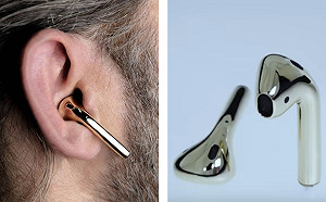 (影)信仰又加值！果粉巧奪天工　手工純製18K金「Air Pods」