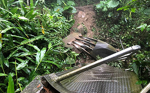 連日大雨影響！嘉義獨立山步道部分路段崩塌