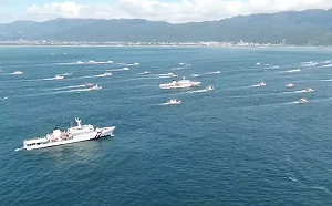 北台灣媽祖艦隊護駕  場面異常壯觀浩大！