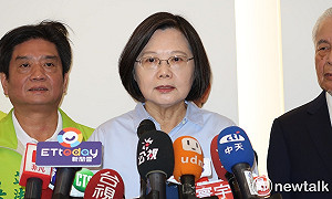 兩岸失敗致觀光受損？蔡英文：抵抗外力時 盼郭董別批評自己人