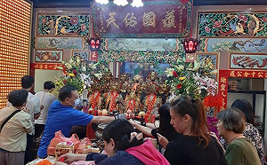 2019斗六福德宮中秋吃福食  土地公請客民眾省三餐