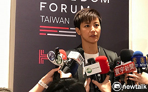 快訊》何韻詩赴台參與929大遊行遭潑紅漆！