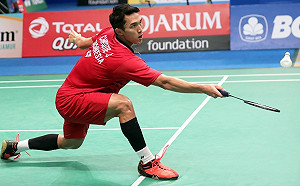 羽球／周天成利多　印尼柯震東腳傷出賽成疑(影）