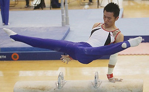 李智凱兩度落馬  巴黎世界挑戰盃鞍馬第7