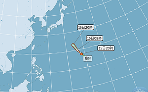 第16號颱風琵琶「快閃」生成　氣象局估最快明天消失