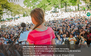 超過400萬人響應！瑞典女孩發起「罷課罷工」救地球