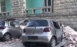 (影)阿爾巴尼亞西部規模5.6淺層地震 建物受損數十傷