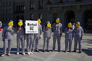 擔心5G損害健康  數千人瑞士首都伯恩示威抗議