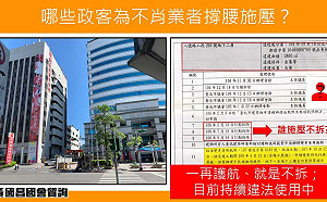 北市違建無法拆？  黃國昌爆：有議員撐腰