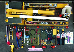 配合檢方宣示打擊犯罪 嘉義台電開箱文氣勢驚人