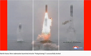 北韓宣稱成功試射北極星潛射彈道飛彈