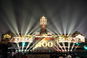 良影一二》2019國慶光雕試燈 為國慶慶典揭開序幕