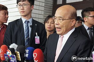 韓粉酸記者「1450」 蘇貞昌：應維護媒體的報導空間