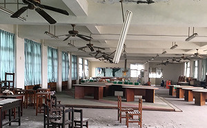 國小海砂屋天花板崩落  蔡其昌爭取2億經費拆除重建