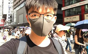 譴責港府政治篩選 黃之鋒：中國當權者恐懼民主的表現