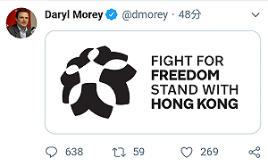 中國網軍抓到了! 特定帳號高頻圍剿恫嚇火箭隊總經理摩瑞