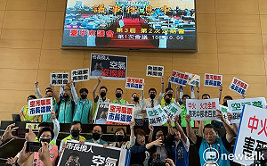 中市議會空污大戰  綠：騙票市長道歉  藍：空污蔡踹來共