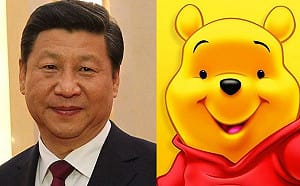 不向極權政體低頭 捷克海盜黨貼「習維尼」諷中共思想審查