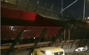 無錫高架橋坍塌3死  官方稱車輛超載網友不領情