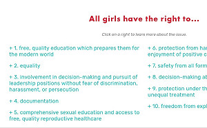 國際女孩日！全球上千位女孩提出《全球女孩權利法案》