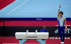 (影）李智凱體操世錦賽摘銀 台灣史上首位連2屆奪牌