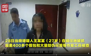 媽媽LV包裝菜露餡  女兒賣假貨被捕