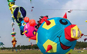 來去屏東放風箏！11/3高屏溪河濱公園看動物風箏精彩PK賽