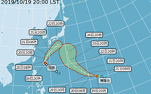 快訊/浣熊變中颱 21號颱風「博羅依」生成對台影響不大
