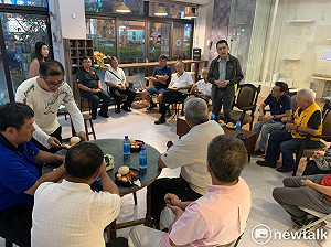 蔡英文台南競選總部成百工百業幸福新基地