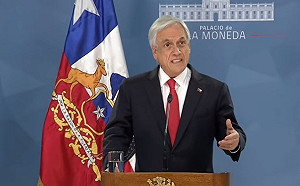 智利反政府示威5天15死  總統道歉宣布社會改革措施