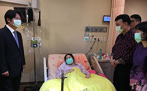 賴清德今前往榮總探視余苑綺 籲為余天一家集氣也要讓他當選
