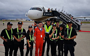董座張國煒親駕  星宇航空首架新機今抵台