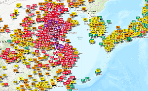 沙塵暴從內蒙地區開始！中國南邊全淪陷  南京等地區已紫爆