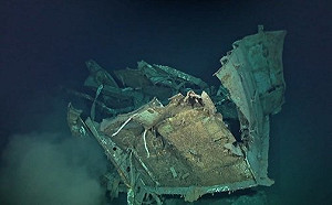 勇鬥日本大軍沉沒75年  美二戰驅逐艦6千米海底現形