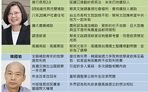 欲增加選民支持 兩黨總統參選人利多支票一圖看懂