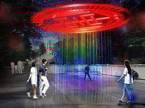 傳統花燈華麗變身!用科技華麗呈現藍染.竹編客家新風情