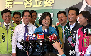 初選後蔡賴首度同框！蔡英文再三感謝賴清德  但未鬆口「蔡賴配」