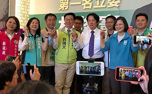 蔡賴首度同台  陳芳明：民進黨禁得起民主考驗