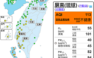 南北空品兩樣情！高屏區午後恐達紅害等級