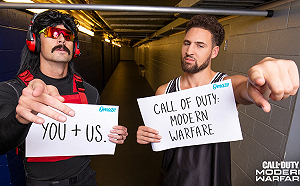 最強射手！Dr. Disrespect與Klay Thompson舉辦慈善《決勝時刻》活動